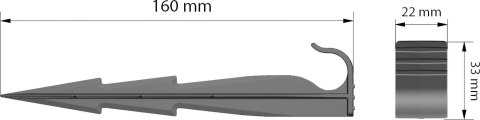 Kołki do linii kroplującej fi 16 - 100 sztuk WATERPEG Kołki do linii kroplującej fi 16 - 100 sztuk WATERPEG