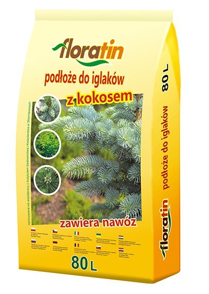 Podłoże torfowo-kokosowe do roślin iglastych 80L