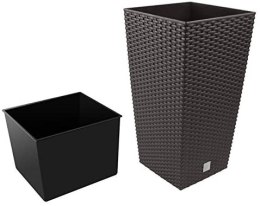 Doniczka rattan Rato Square 17x 17 x 32 - Umbra Prosper Plast