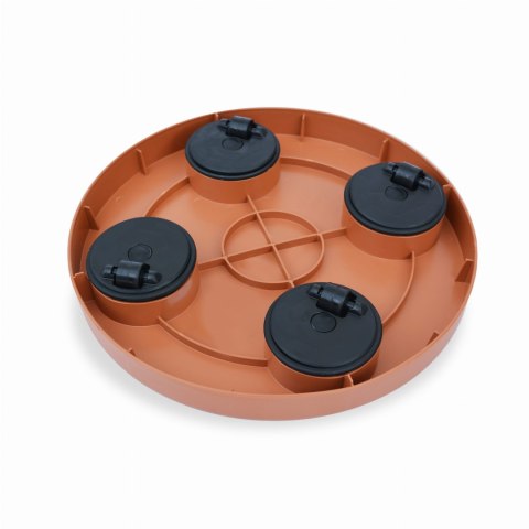 Platforma jezdna pod doniczki okrągła 40 cm płaska Platforma jezdna pod doniczki okrągła 40 cm płaska