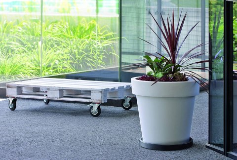 Platforma jezdna pod doniczki okrągła 45 cm z rantem Platforma jezdna pod doniczki okrągła 45 cm z rantem
