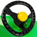 Sportowe Sanki F1 CONTROL zielone z kierownicą