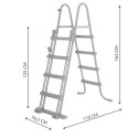 Drabinka do basenu 122cm - BESTWAY 58331 Drabinka do basenu 122cm - BESTWAY 58331