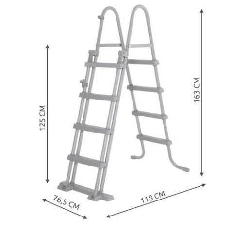 Drabinka do basenu 122cm - BESTWAY 58331 Drabinka do basenu 122cm - BESTWAY 58331