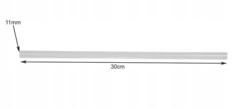 Klej do pistoletu na gorąco - 1kg/ 11 mm x 300 mm Klej do pistoletu na gorąco - 1kg/ 11 mm x 300 mm