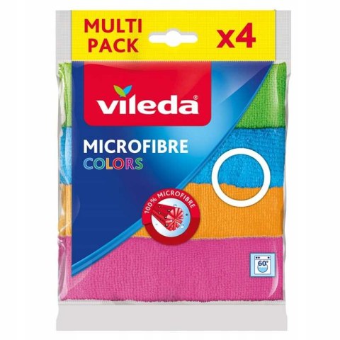 Ściereczka Vileda Mikrofibra COLORS 4 szt. Ściereczka Vileda Mikrofibra COLORS 4 szt.