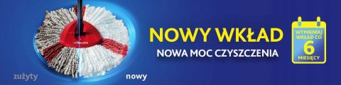 Wkład do mopa obrotowego Vileda TURBO 2w1 2szt. Wkład do mopa obrotowego Vileda TURBO 2w1 2szt.