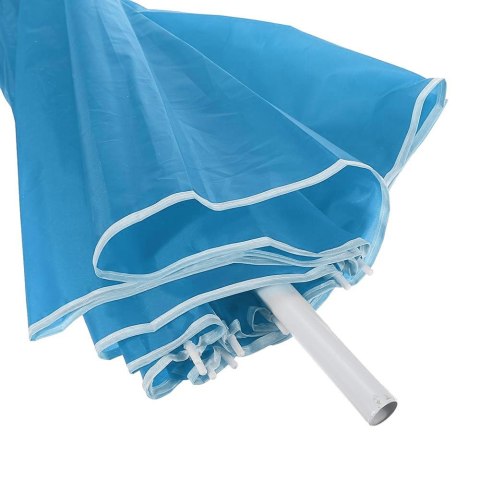 Parasol plażowy łamany wbijany 180cm Niebieski Parasol plażowy łamany wbijany 180cm Niebieski