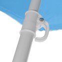 Parasol plażowy łamany wbijany 180cm Niebieski Parasol plażowy łamany wbijany 180cm Niebieski