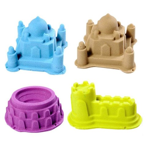 Piaskownica + Piasek kinetyczny 2kg + Foremki Piaskownica + Piasek kinetyczny 2kg + Foremki