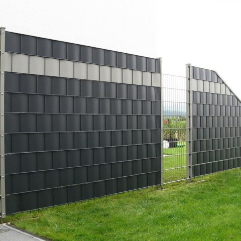 Taśma ogrodzeniowa 19cm x 35m 20 Klipsów Antracyt Taśma ogrodzeniowa 19cm x 35m 20 Klipsów Antracyt