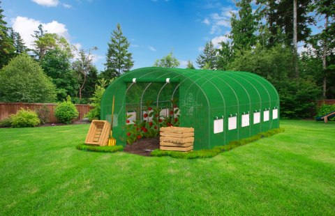 Folia na tunel ogrodowy foliowy UV 3x6x2m Folia na tunel ogrodowy foliowy UV 3x6x2m
