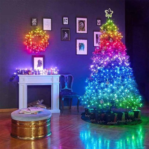 Lampki druciki na baterie 50 LED Wielokolorowe Lampki druciki na baterie 50 LED Wielokolorowe