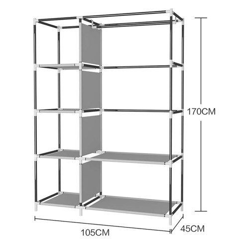 Szafa tekstylna, materiałowa składana garderoba Szafa tekstylna, materiałowa składana garderoba