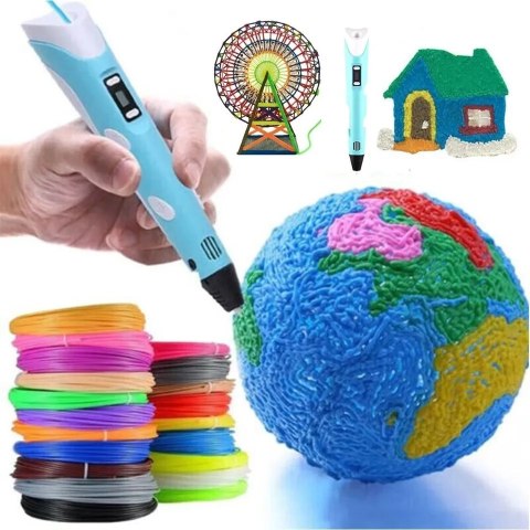 Wkłady do Długopisu 3D filament 200m 20 kolorów Wkłady do Długopisu 3D filament 200m 20 kolorów