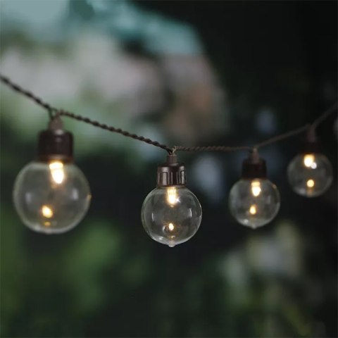 Girlanda solarna ogrodowa, Żarówki 10 LED Girlanda solarna ogrodowa, Żarówki 10 LED