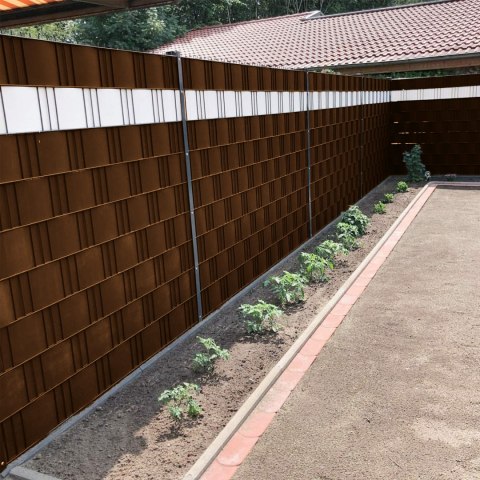 Taśma ogrodzeniowa 19cm x 35m + 20 Klipsów Taśma ogrodzeniowa 19cm x 35m + 20 Klipsów